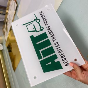 AITT High Quality Acrylic Sign